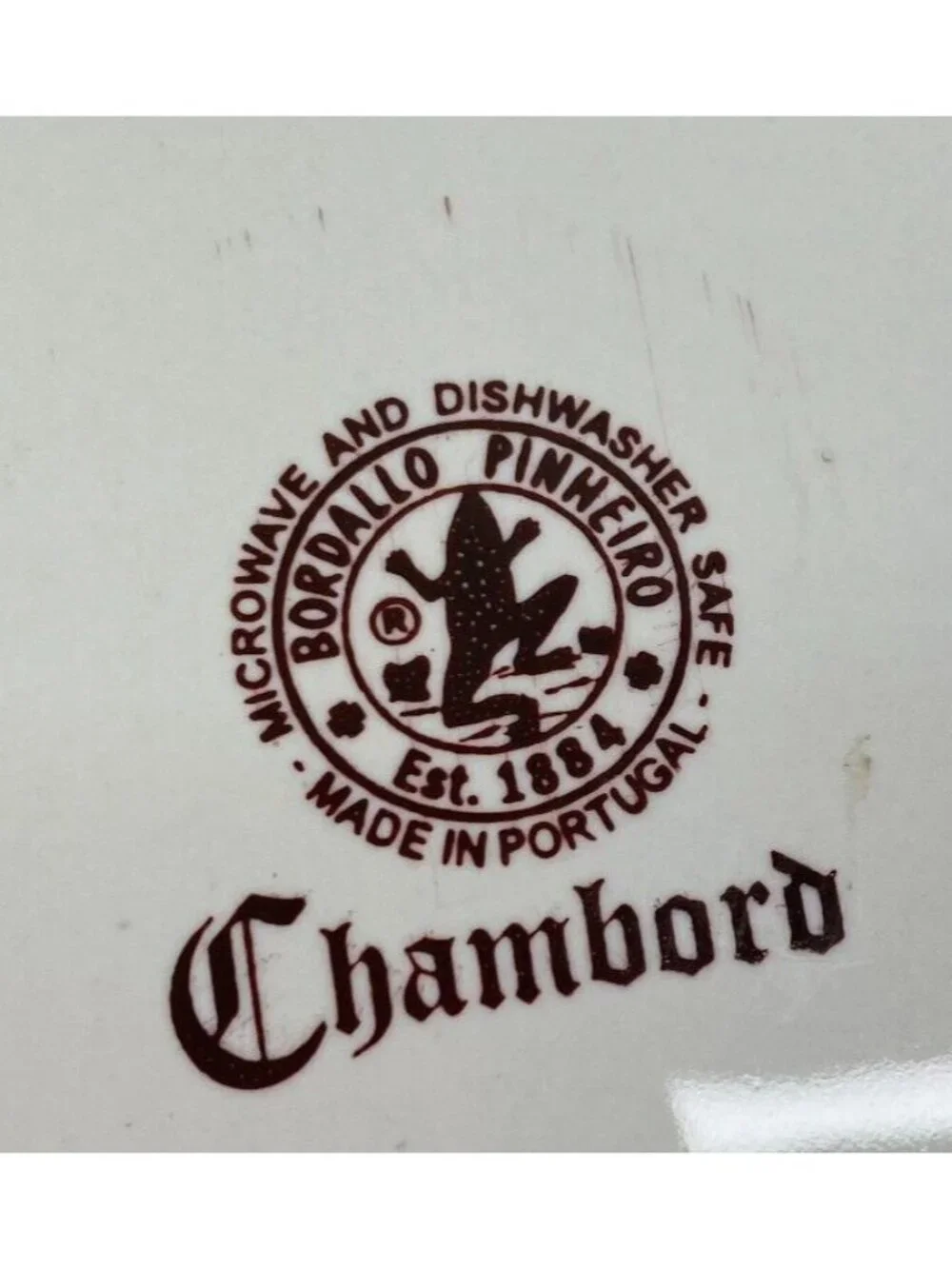 Bordallo Pinheiro Portugal CHAMBORD Scalloped Cream Soup Ceral Bowls Set of 4